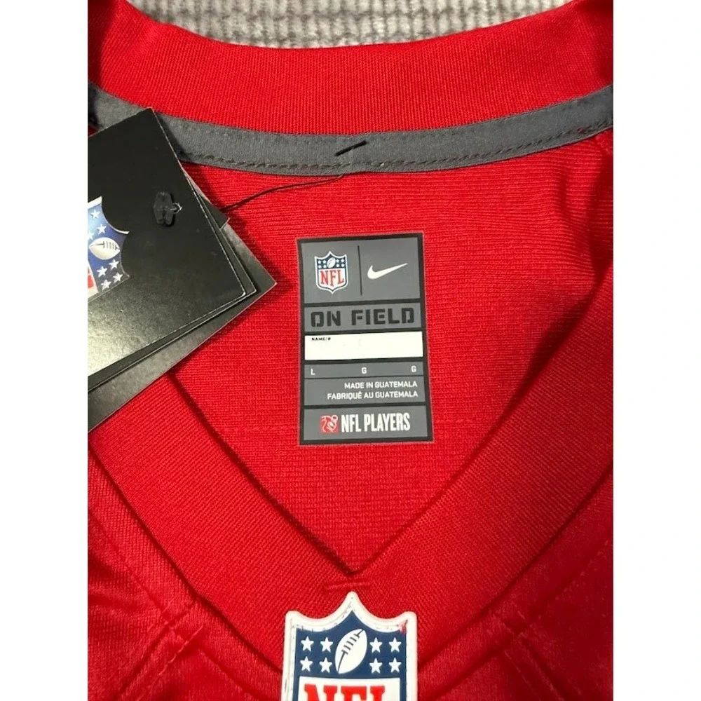 Nike San Francisco 49ers Trey Lance #5 NFL Jersey Red Womens L NWT DJ1253-687